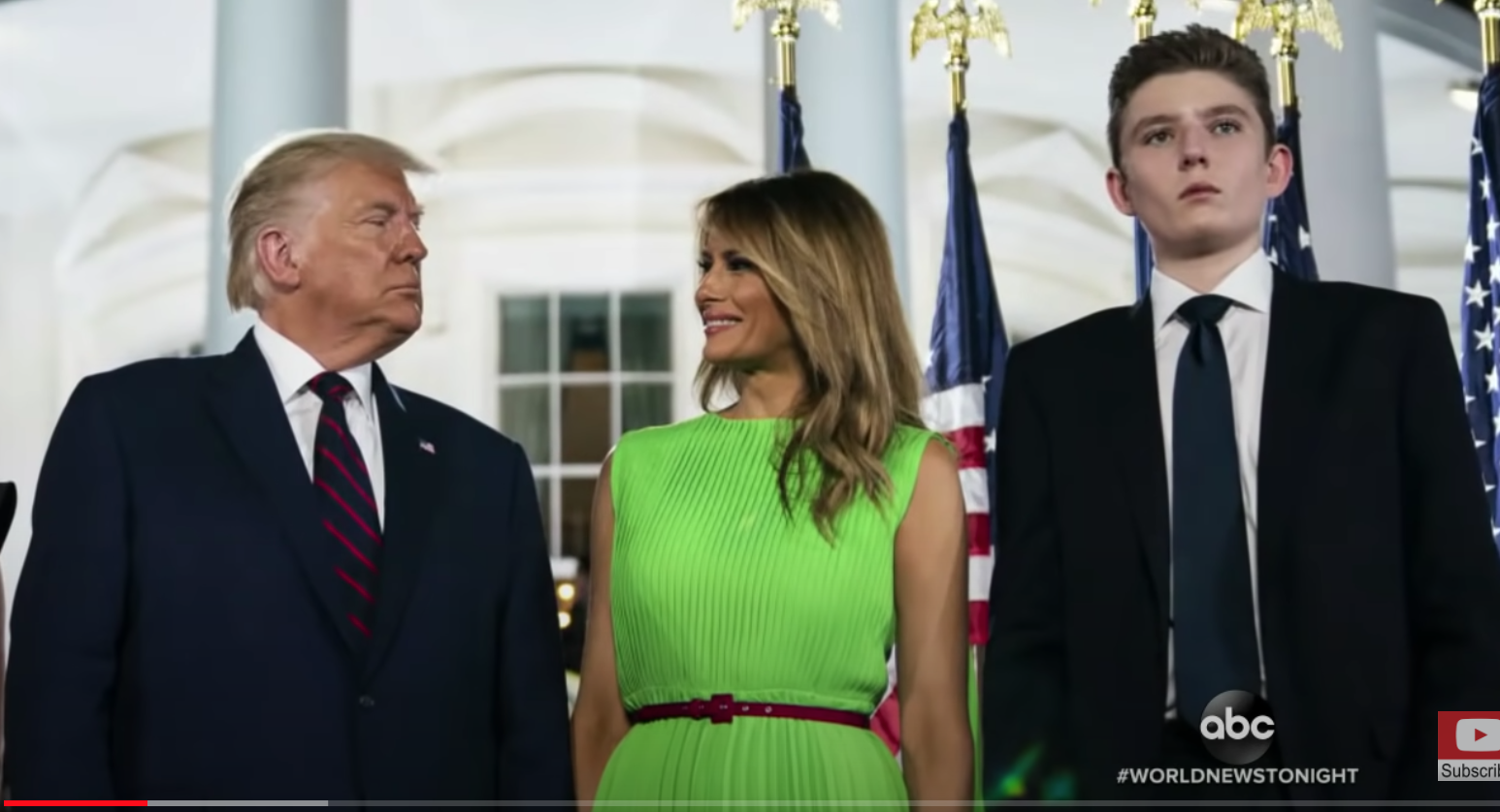 Trump on Barron and COVID-19 ABC News Script