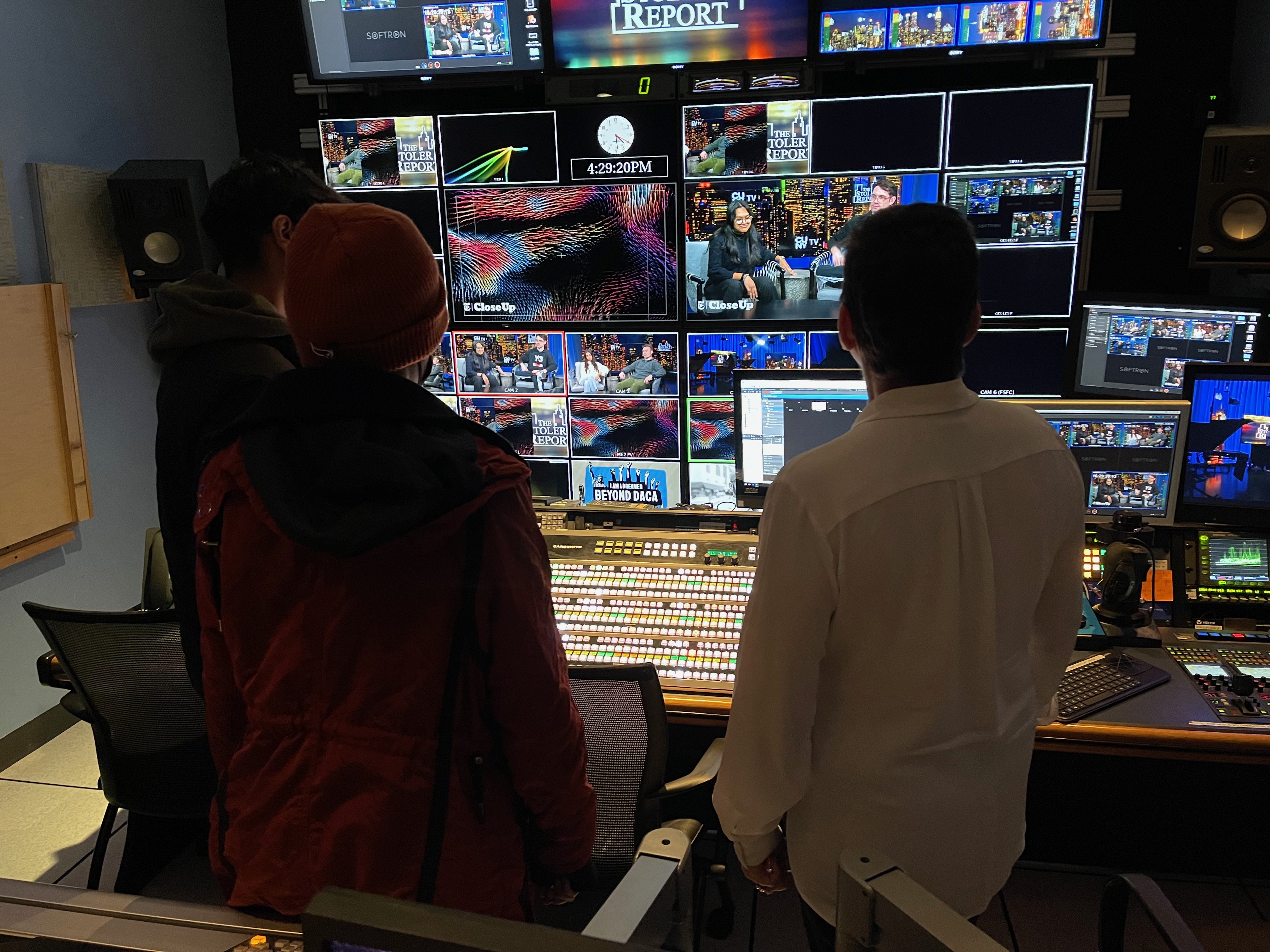 VISIT TO CUNY TV