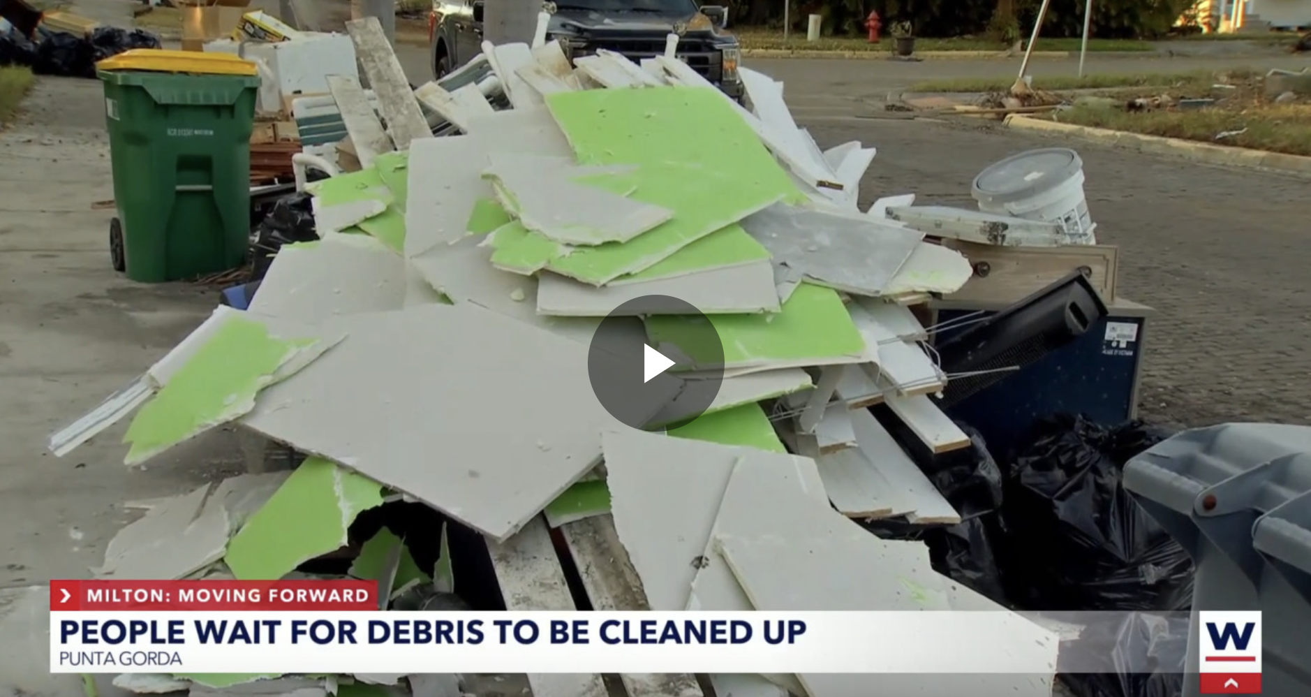 Hurricane Milton Aftermath In Fort Myers