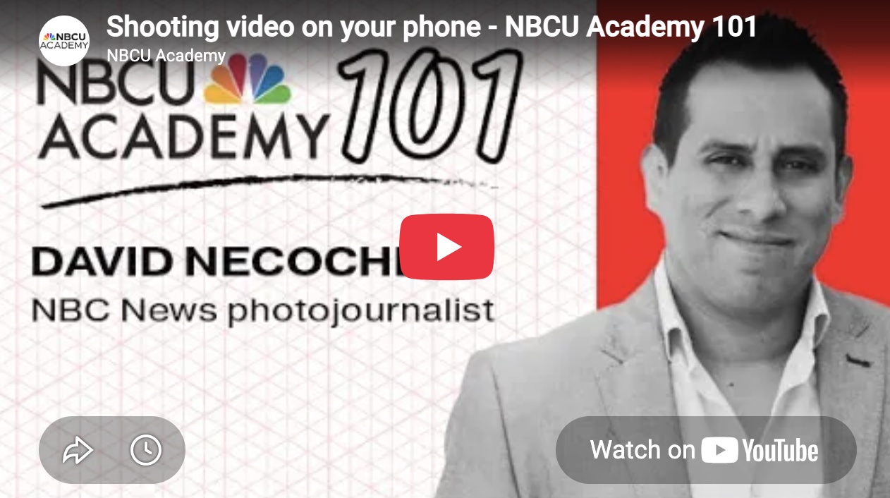 Shooting Video With Your Cellphone NBCU Academy